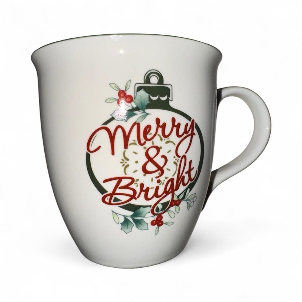 Pfaltzgraff Winterberry Merry & Bright Christmas Holiday Large Mug